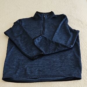 Vintage Blue Under Armour 3/4 Zip-Up Pullover Medium
